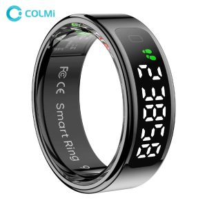 2025 COLMI R12 Smart Ring – Touchscreen Display, Wireless Charging & Health Monitoring