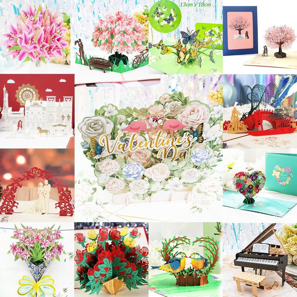 3D Pop-Up Love Card – Romantic Gift for Wife or Girlfriend - Image 3