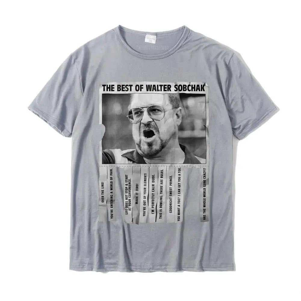 The Big Lebowski "Walter Sobchak Quotes" T-Shirt – Slim Fit Cotton Tee for Men - Image 11