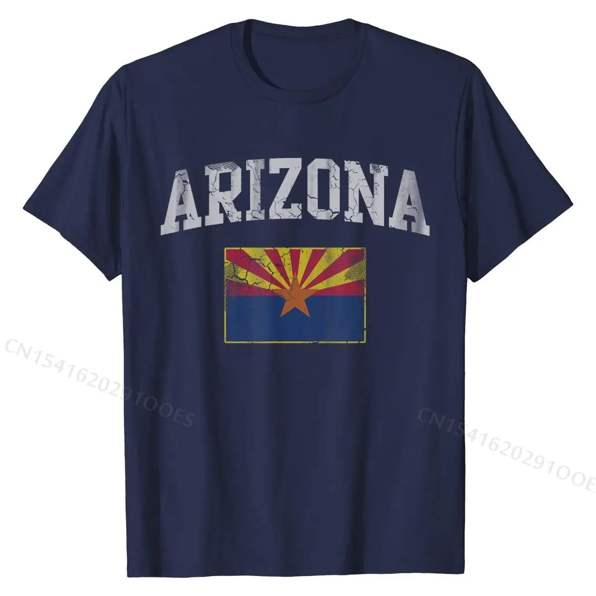 Arizona Flag Retro T-Shirt – Custom Cotton Tee for Men, Women & Kids - Image 7