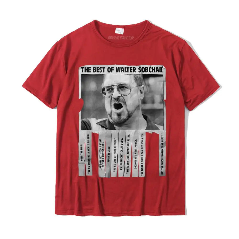 The Big Lebowski "Walter Sobchak Quotes" T-Shirt – Slim Fit Cotton Tee for Men - Image 2