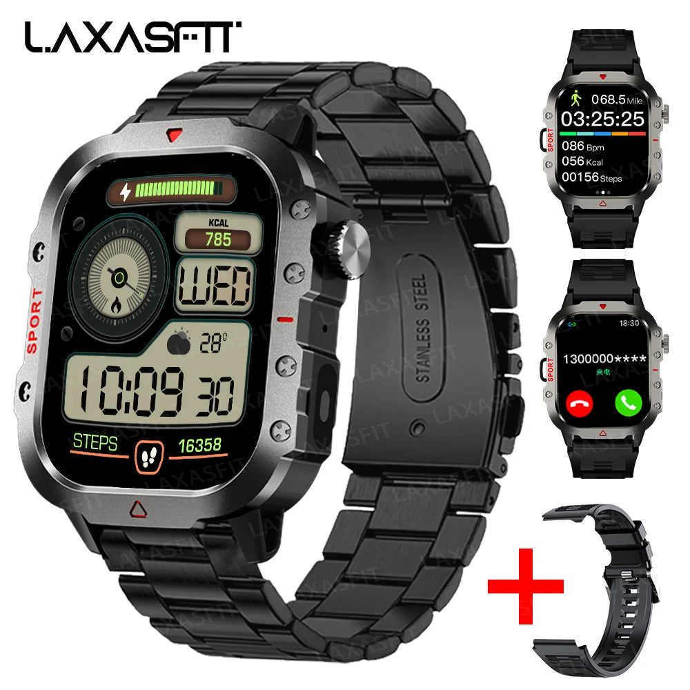 LAXASFIT Men's Sports Smart Watch – 1.71" Display, Bluetooth Calling, Blood Oxygen & LED Flashlight - Image 10