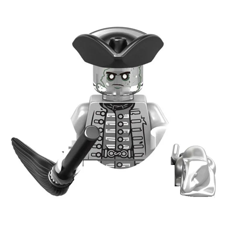 Pirates of the Caribbean Building Blocks Set – Mermaid Princess, Syrena, Sailor, Barbosa & Imperial Navy Figures - Image 28