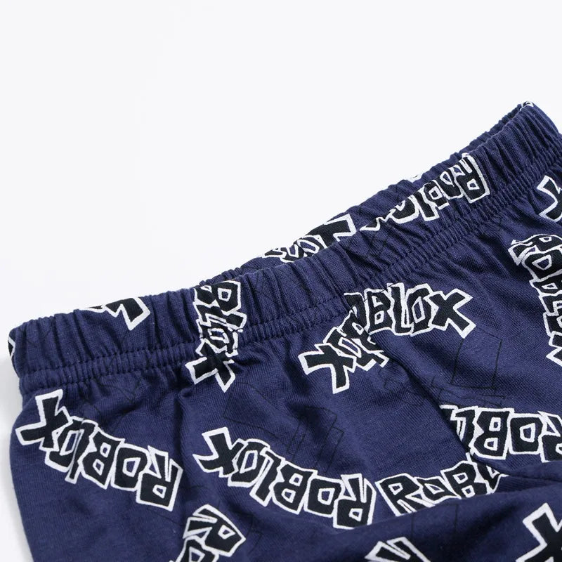 ROBLOX Kids T-Shirt & Shorts Set – Cartoon Print Summer Outfit for Boys & Girls - Image 6