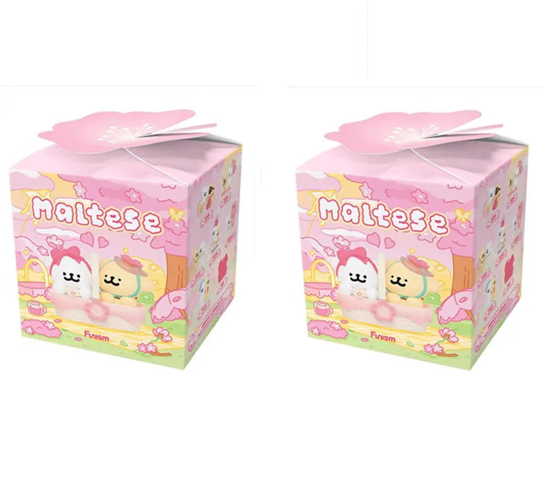 Maltese Joyful Spring Series Blind Box – Sakura Puppy Mystery Doll Collectible Toy - Image 11