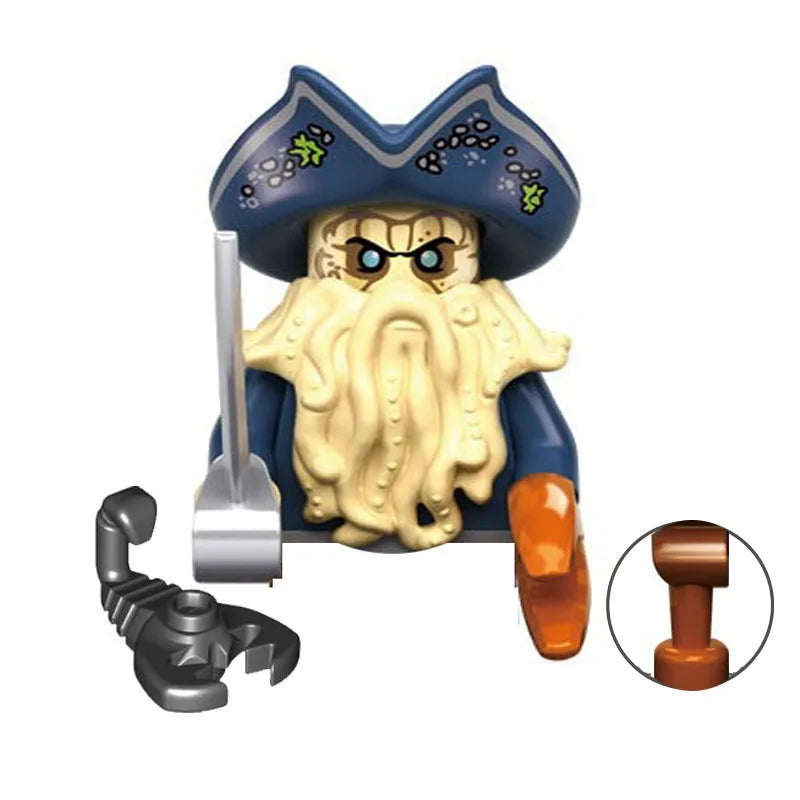 Pirates of the Caribbean Building Blocks Set – Mermaid Princess, Syrena, Sailor, Barbosa & Imperial Navy Figures - Image 34