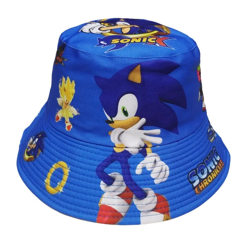 Sonic the Hedgehog Kids Fisherman Hat – Cute Anime Sunshade Cap for Boys & Girls - Image 5