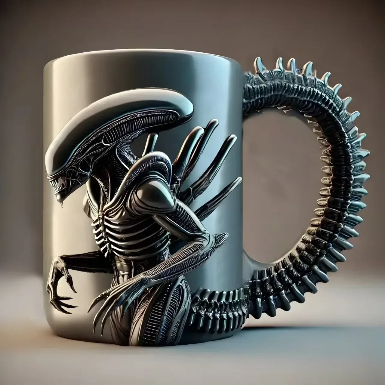2025 Fashion Trend Alien Cup – Heat Transfer 3D Effect Coffee Mug - Image 5