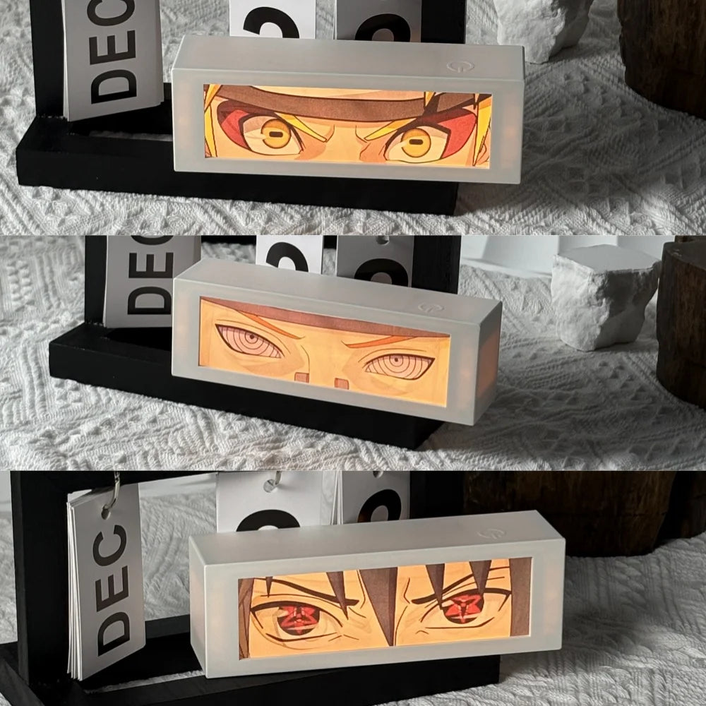 3D Anime Motion Night Light – LED Laser Engraved Lamp Box for Bedroom & Desk Decor - Image 7