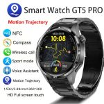 GT5 PRO Smart Watch for Men – 2024 AMOLED Display, Bluetooth Call, GPS, NFC & Compass
