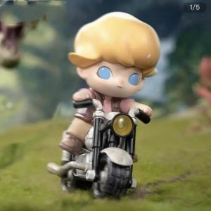 DIMOO Motorcycle Run Action Figure – Jurassic Dinosaur Theme Exclusive Collectible Toy