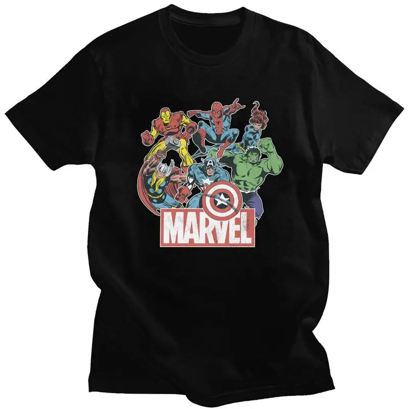 Hulk Classic Avengers T-Shirt – 100% Cotton Short Sleeve Tee for Men