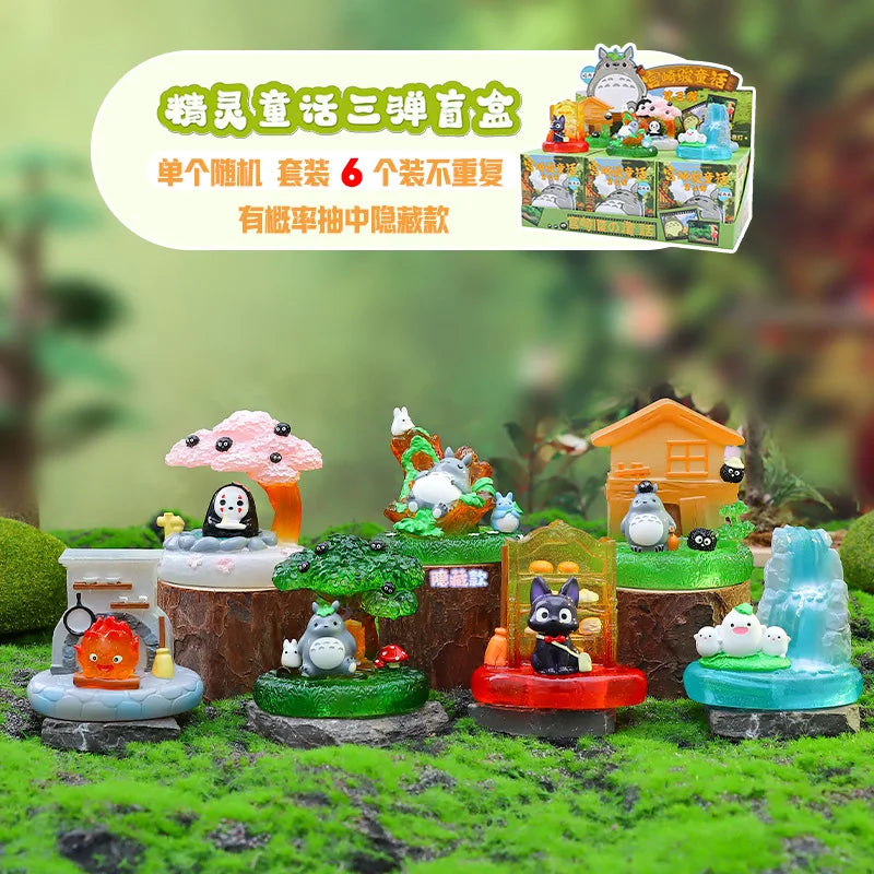 New Miyazaki Hayao Fairy Tale Third Play Blind Box – Lamp Desktop Ornaments - Image 3