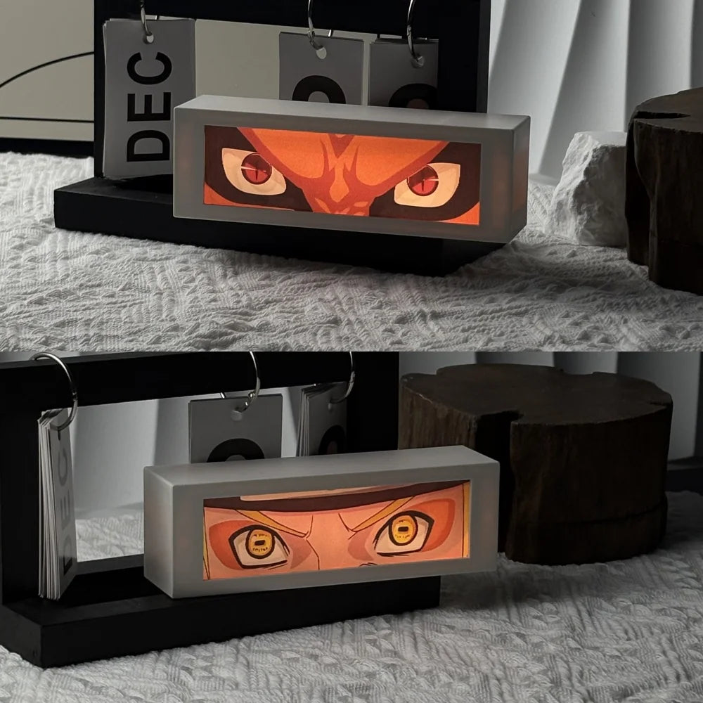 3D Anime Motion Night Light – LED Laser Engraved Lamp Box for Bedroom & Desk Decor - Image 8
