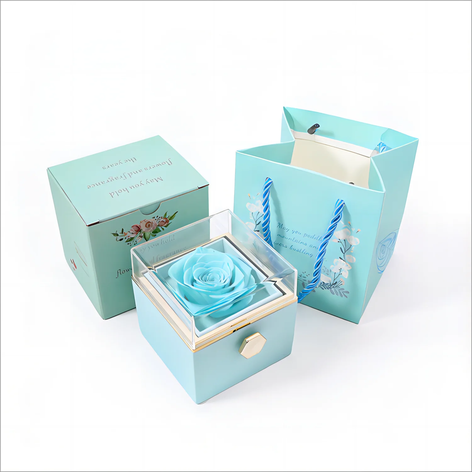 ETERNAL ROSE Jewelry Box – Personalized Heart Pendant Name Necklace for Women - Image 9