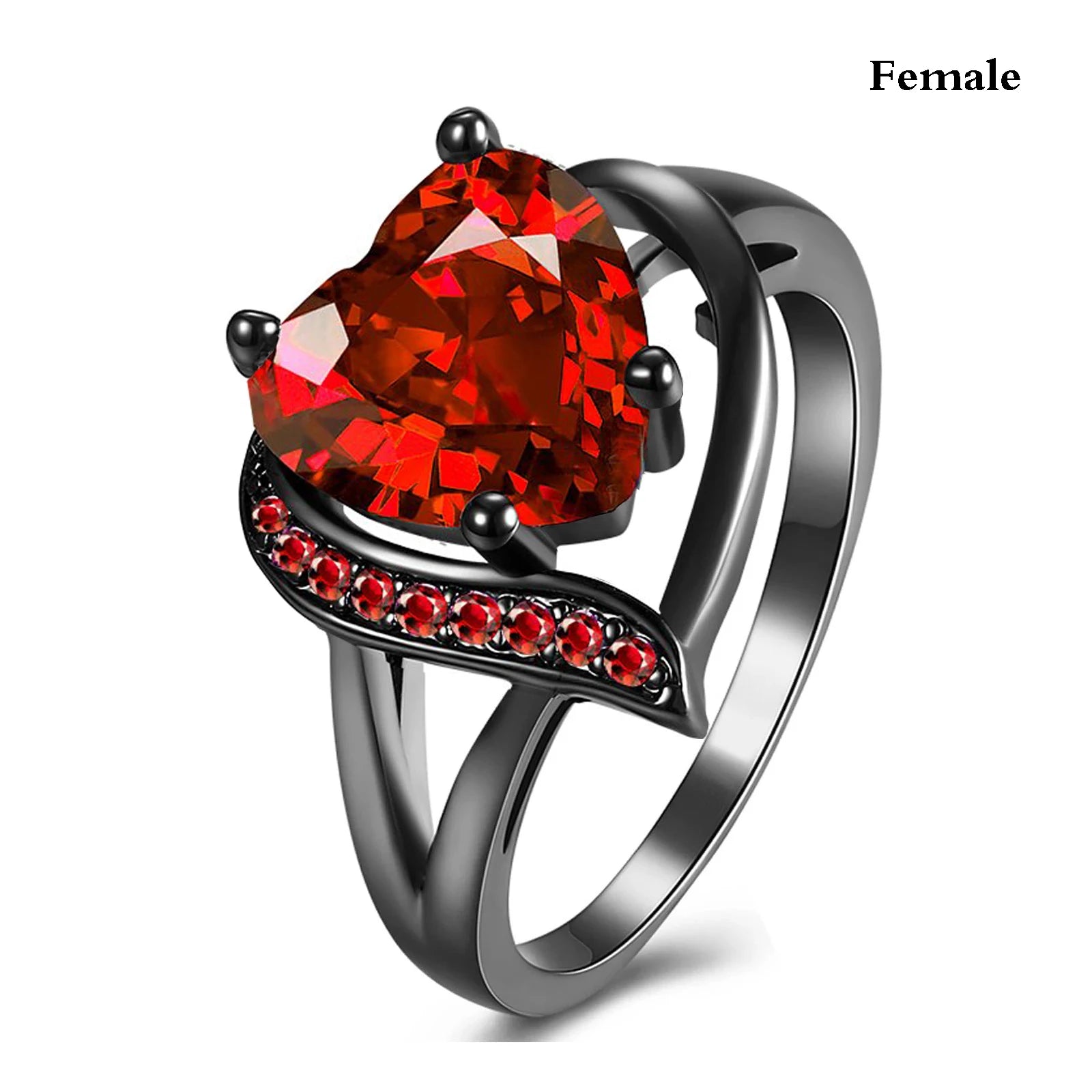 Fashion Couple Rings – Romantic Heart & Celtic Dragon Design Wedding Jewelry for Men & Women - Image 12