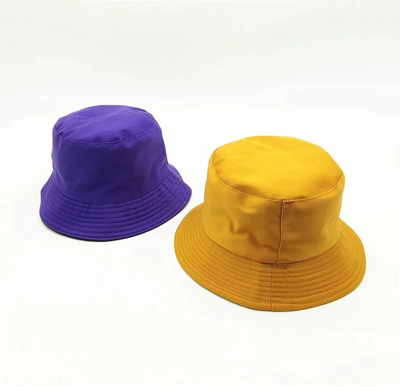 Custom Logo Fishing Bucket Hat – Unisex Reversible Cotton Sun Hat for Outdoor Use - Image 6