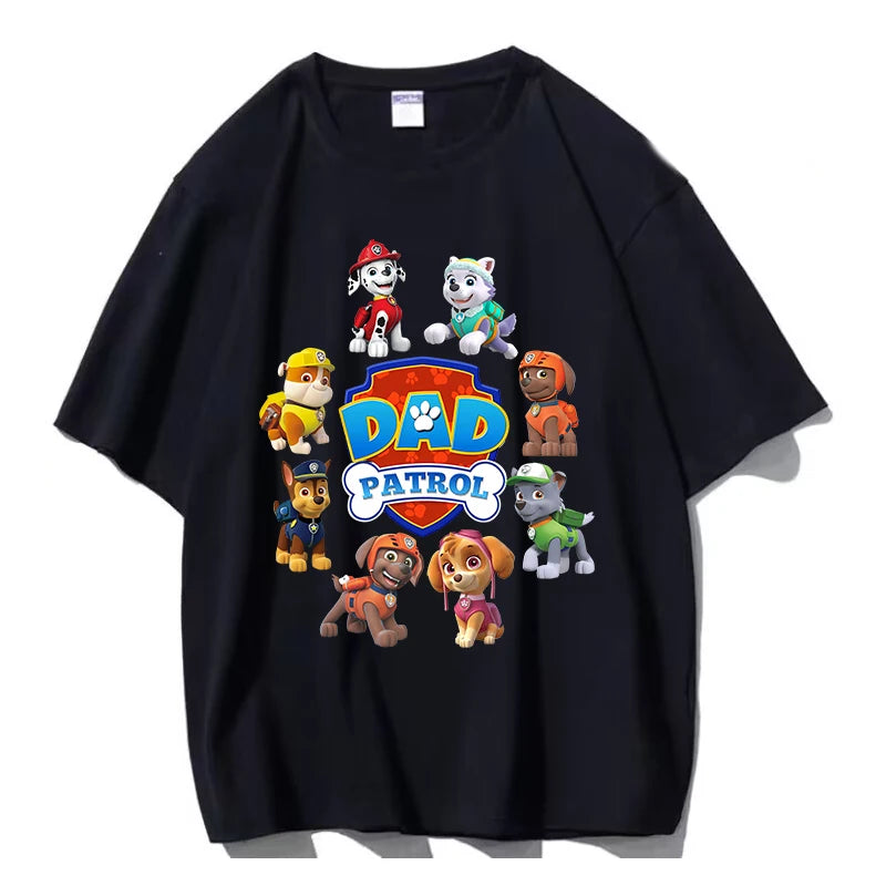 Paw Patrol Family T-Shirts – Matching Dad & Mom Cartoon Tees for Birthday Parties & Summer Outfits - Image 4