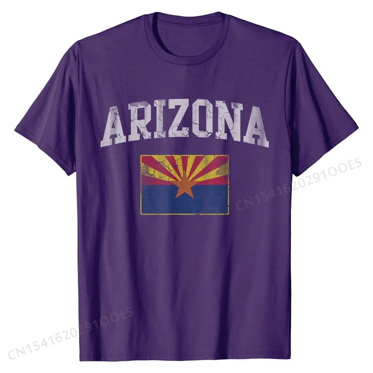 Arizona Flag Retro T-Shirt – Custom Cotton Tee for Men, Women & Kids - Image 6