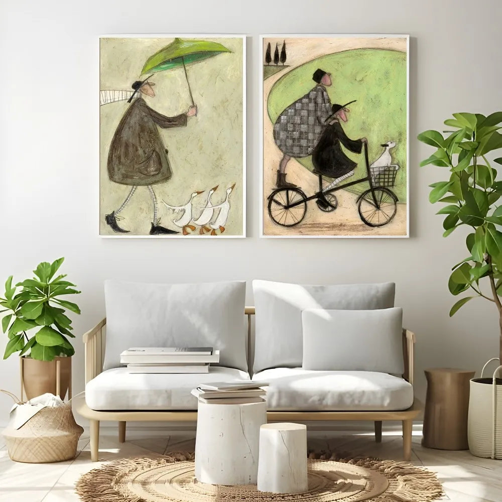 S-Sam Toft Art Prints – Nordic Modern Posters of Love & Loneliness - Image 3