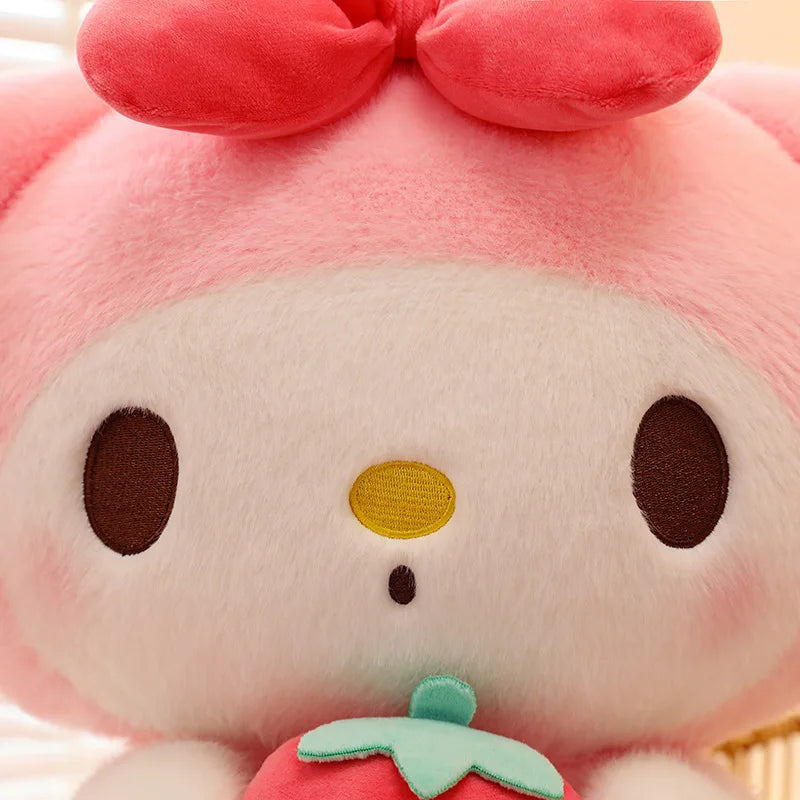 25cm Sanrio Strawberry Kuromi Plush Pillow – Soft Stuffed Toy for Girls & Gifts - Image 2